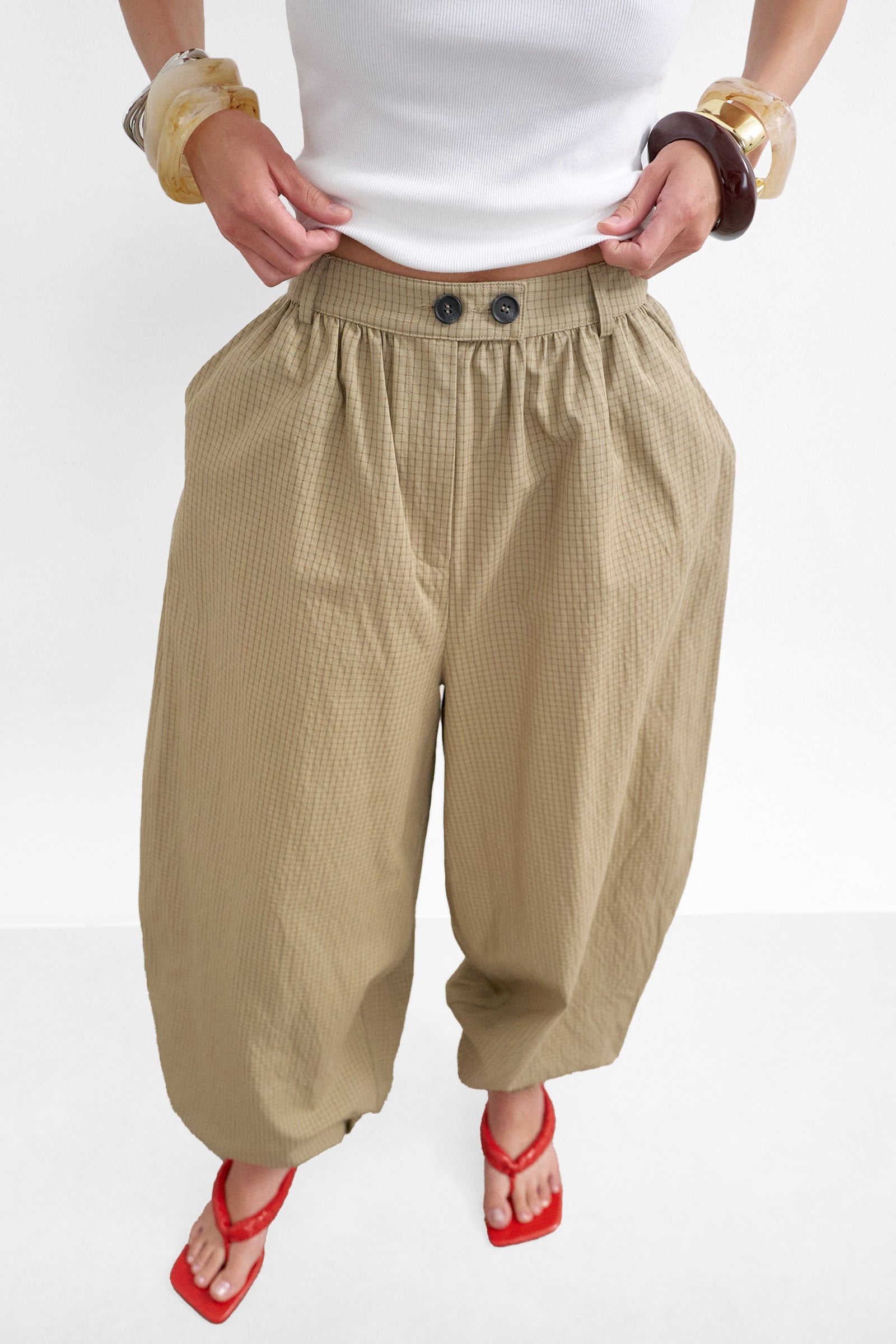 TSSKALA Balloon Fit Hose - Natural