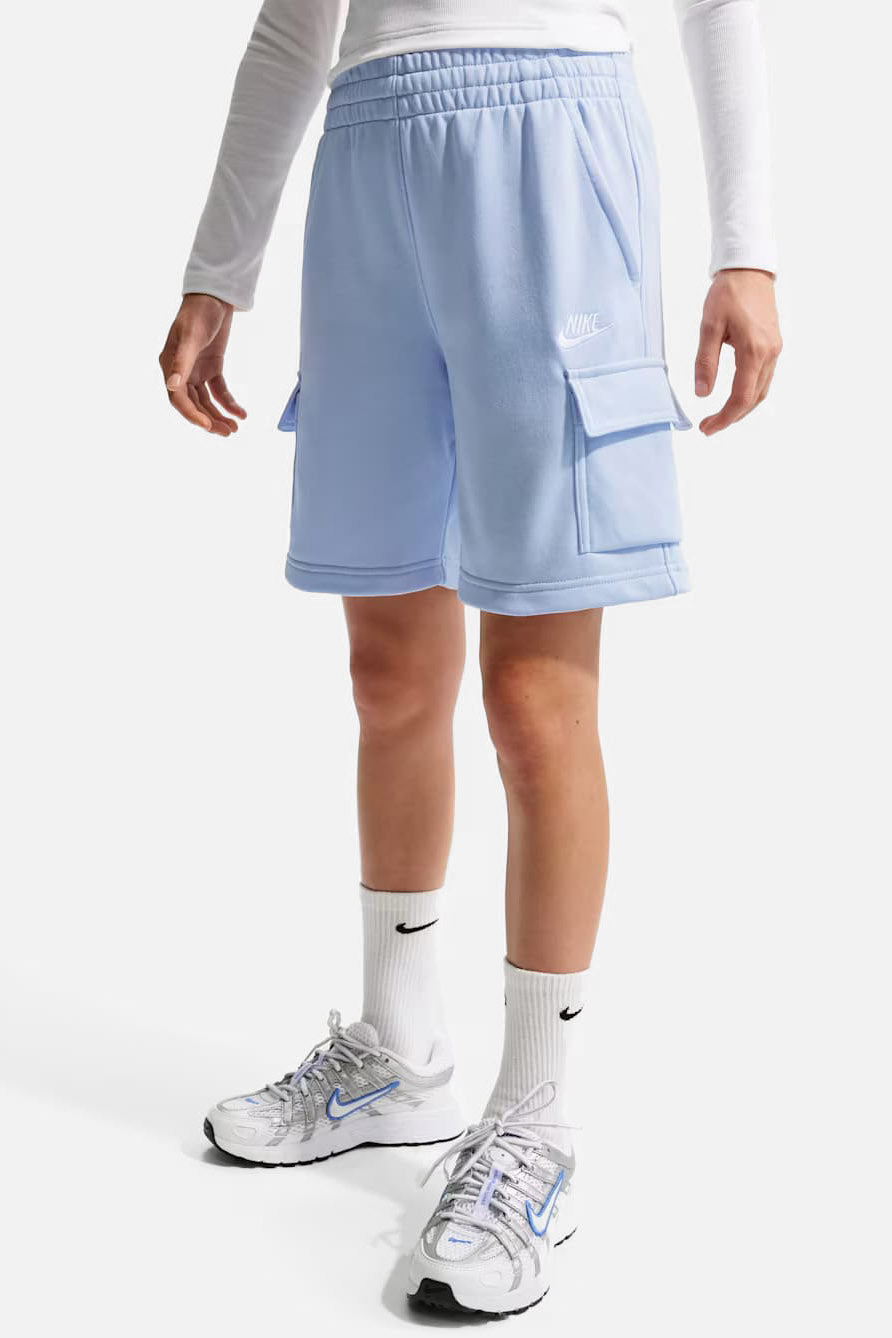 Sweat cargo shorts - Hydrogen Blue