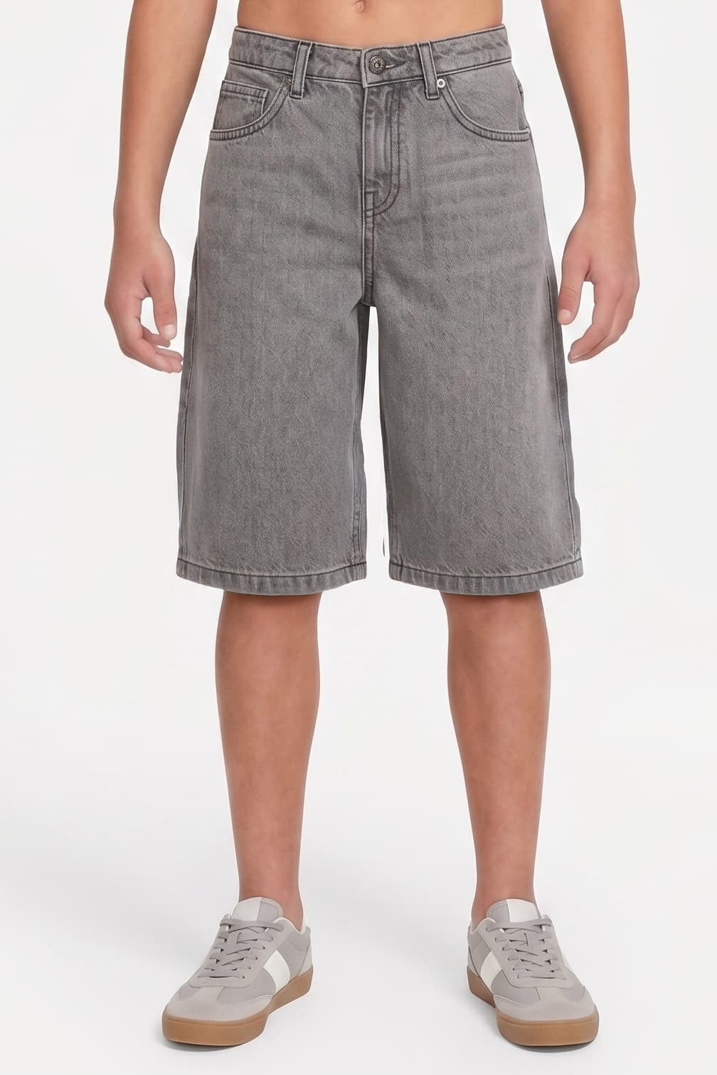 Jeans Bermudashorts - Grey